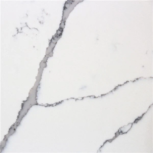 white quartz calacatta polished