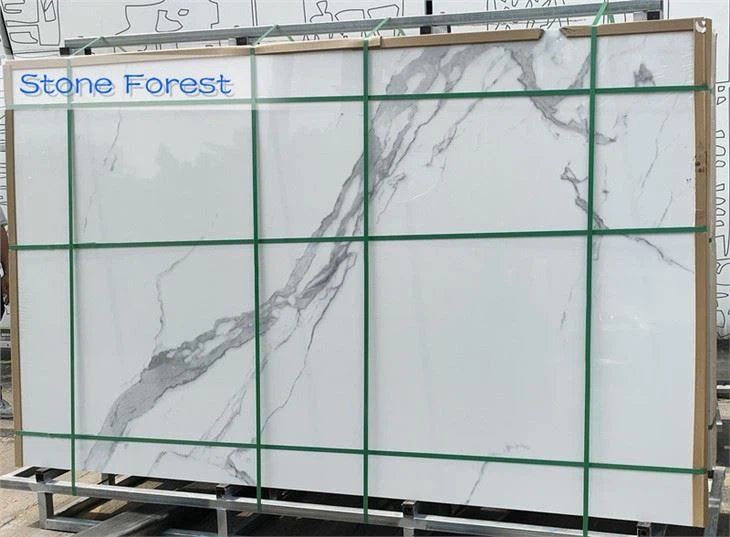 calacatta look porcelain slab Sintered stone