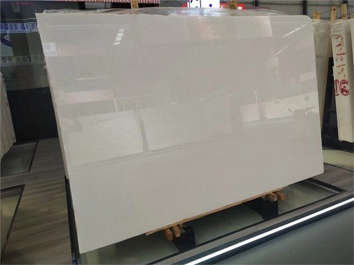 Sparkling White Marble Slab