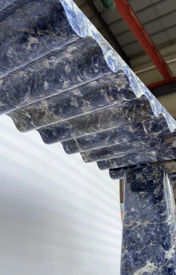 Blue Granite Console Table