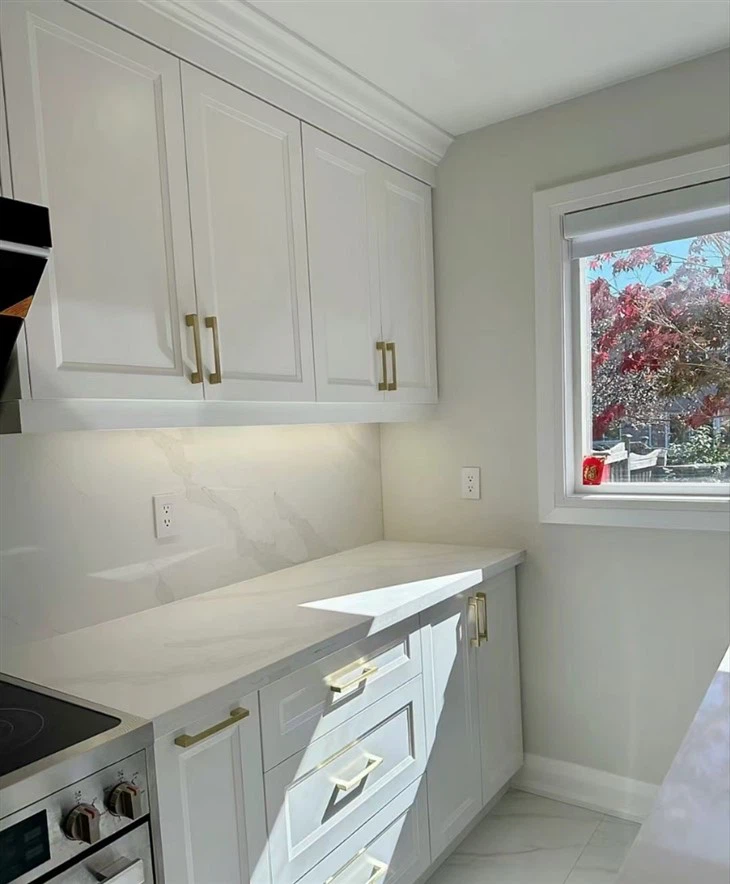 Calacatta Stream Quartz countertop