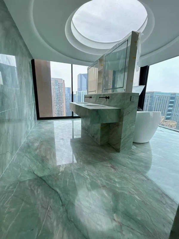 Gaya Green Quartzite Bathroom Tile