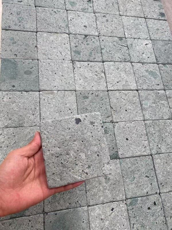 Green Limestone cube