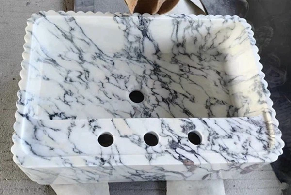 Arabescato luxury marble sinks