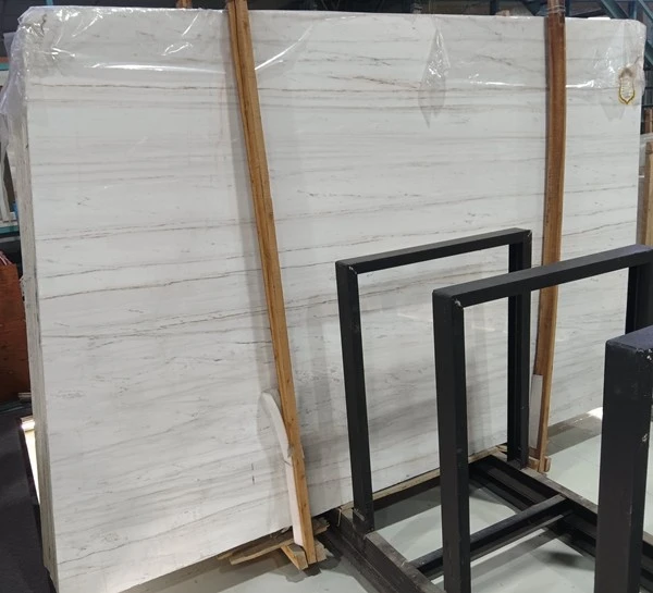Nestos White Marble Full Slabs