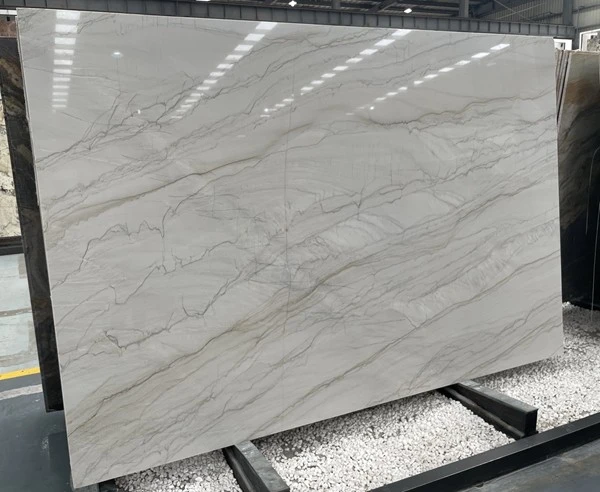 Platino Quartzite slab